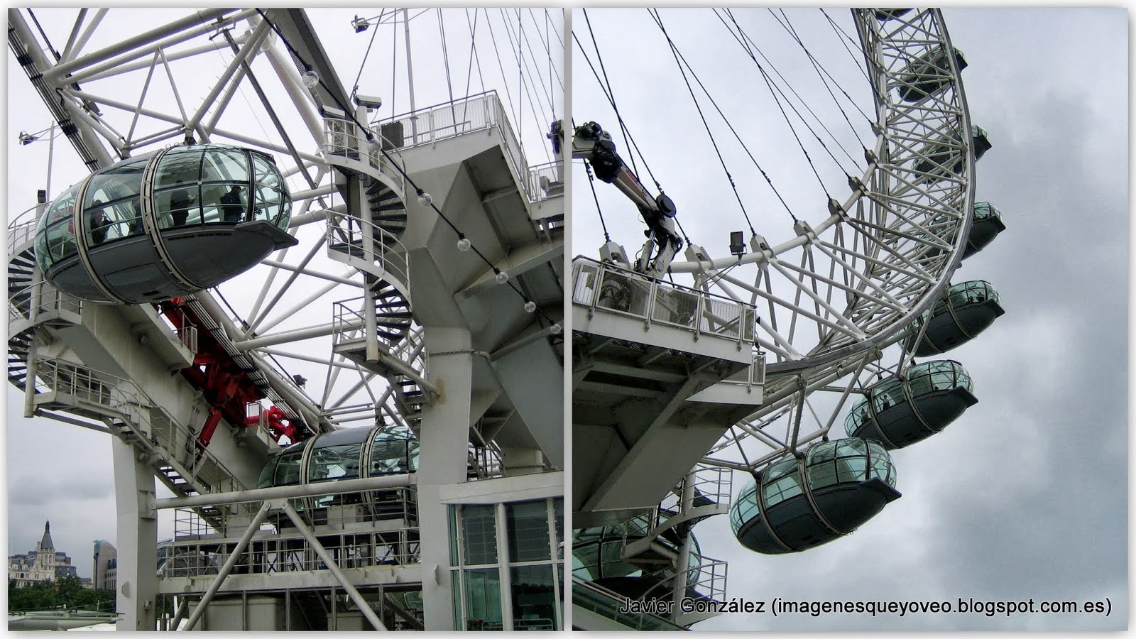 Las imágenes que yo veo Londres. El ojo de Londres, el que todo lo ve. London eye, the allseeing