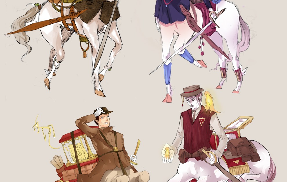 MICA - Concept Art - IL 247 - Spring 2012: Fantasy WWI Centaur Merchant