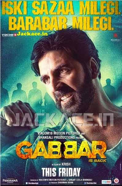 Gabbar is Back (2015) Day Wise Box Office Collection 