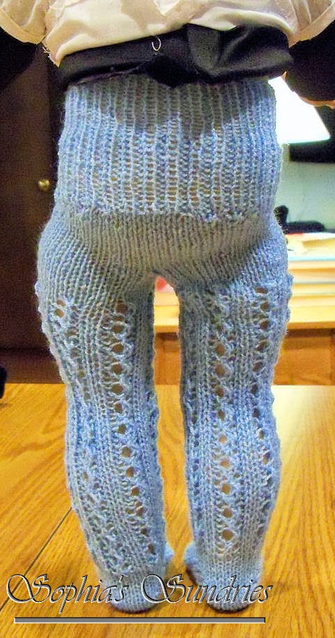 Knitting: Lace AG Doll Tights Sophias Sundries