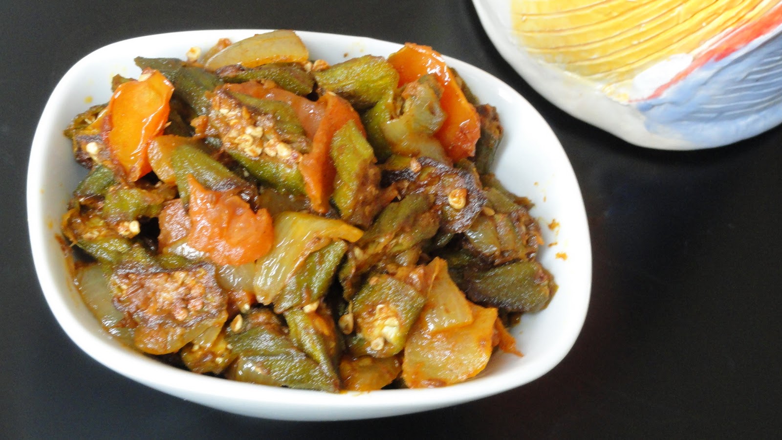 A Peek into My Kitchen Bhindi Masala / Okra Curry