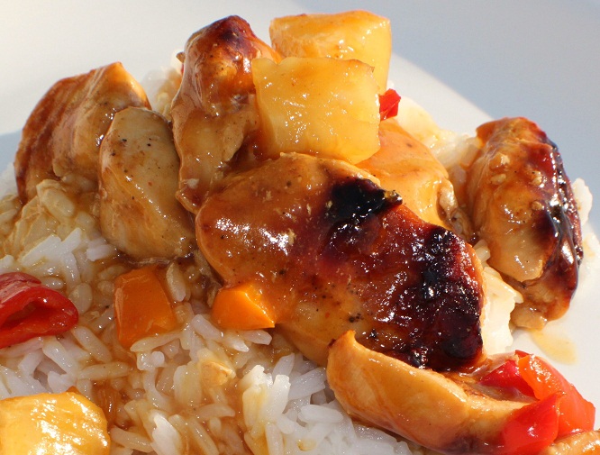 Sweet and Sour Chicken with Pineapple and Rice What's Cookin' Italian