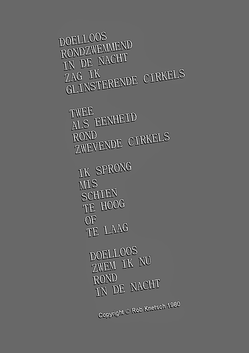 Of Turmoil And Quest Gedicht Doelloos Door Rob Knetsch