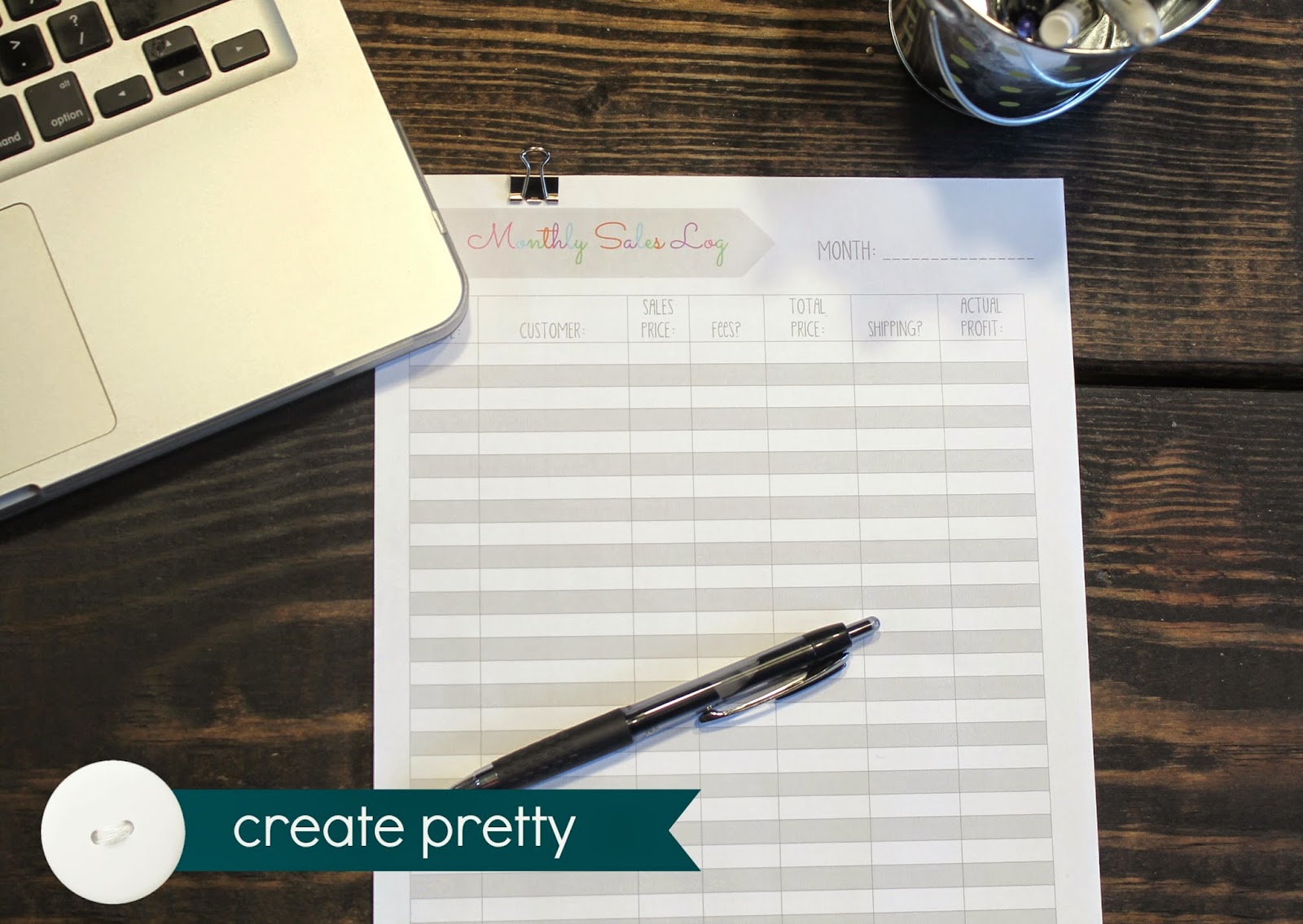create pretty blog small business tax bundle printables