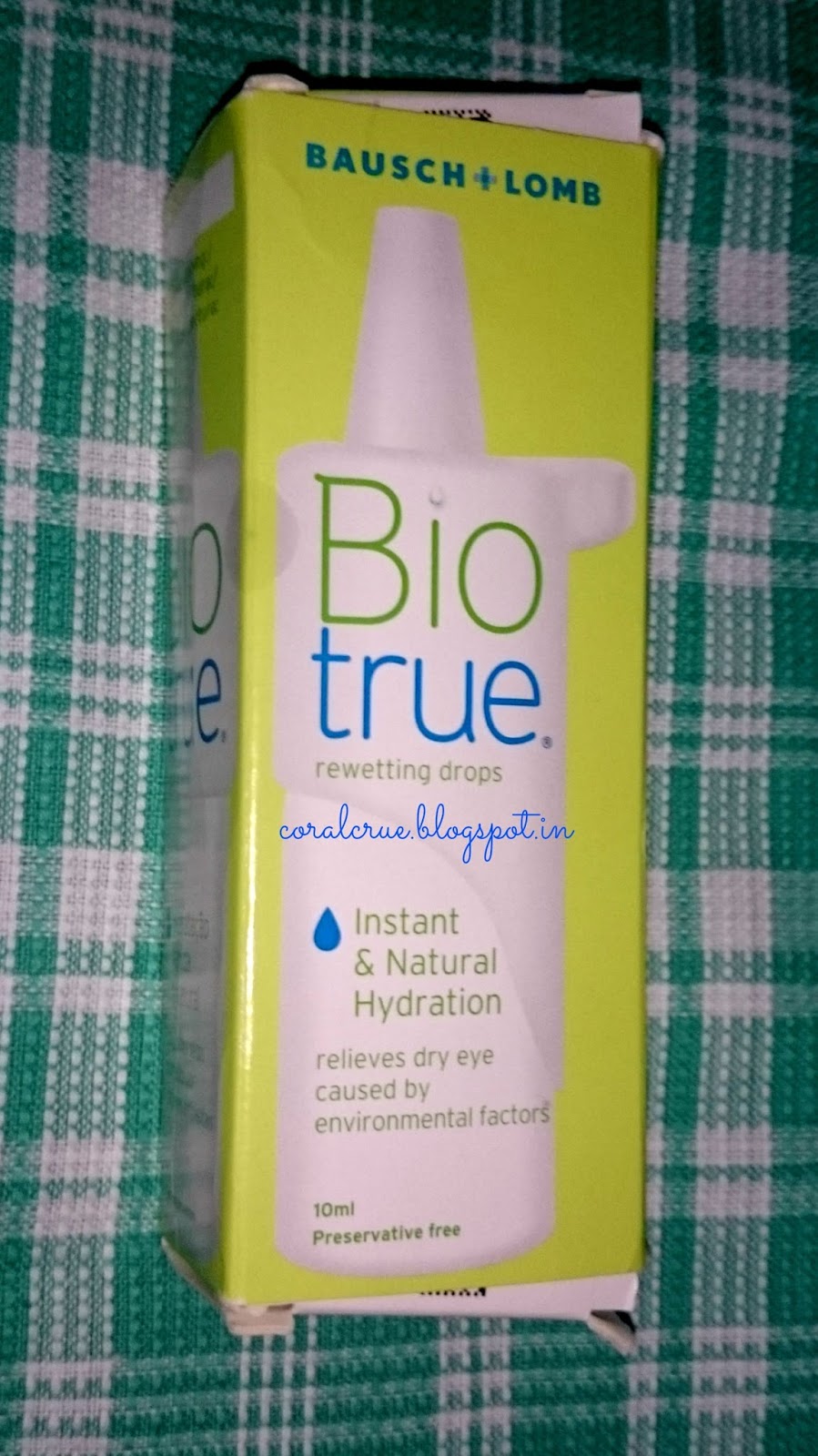 Bausch and Lomb Biotrue Rewetting drops review A boon for us bloggers
