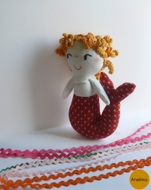 cloth mermaid, mermaid doll, cute