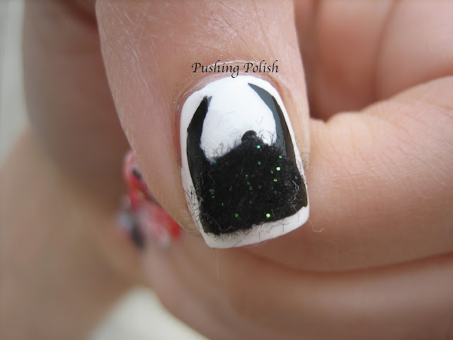 Warrior Dash nail art Warrior Dash nail art