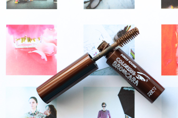 tony moly party lover coloring browcara brow mascara in light brown