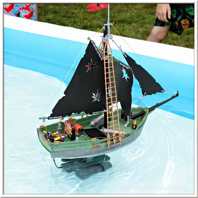 Playmobil pennants pirates boat ship motor boat petrol cop