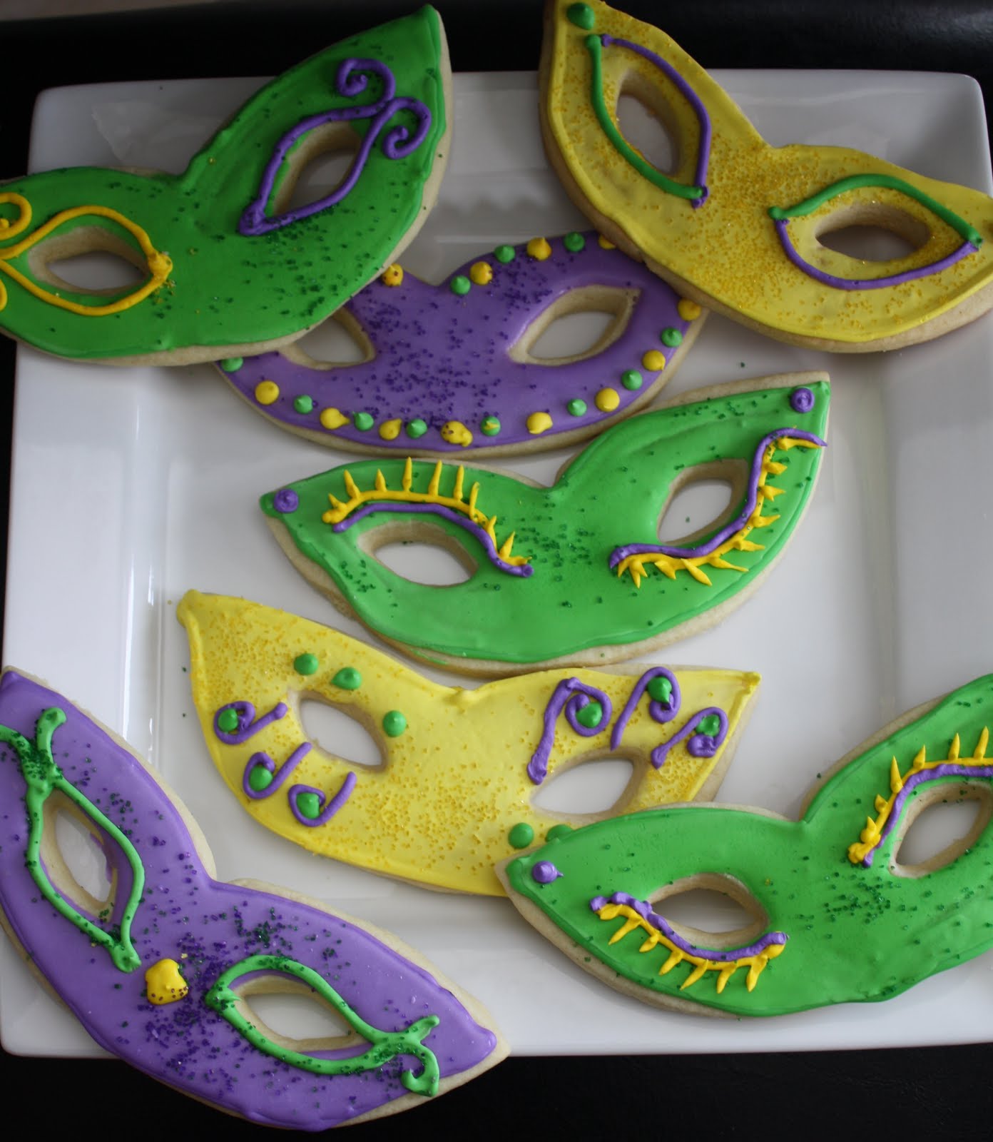 My Friends Are Good Cooks Decorating Ideas For Mardi Gras Cookies