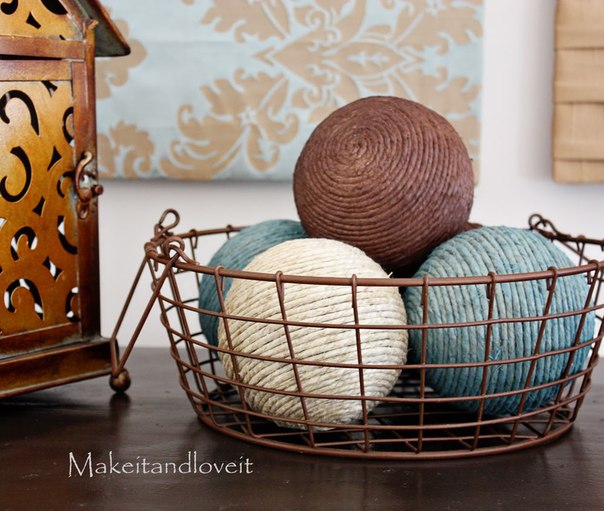HandMadera Lovely twine balls tutorial