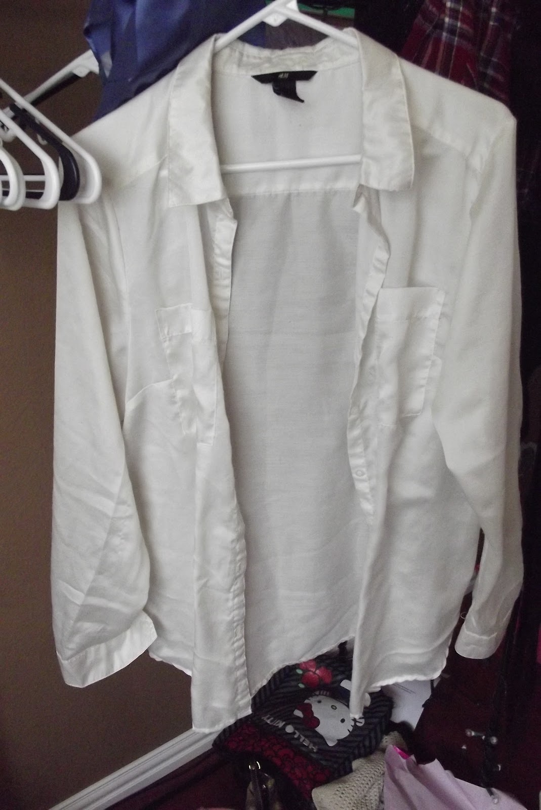  {DIY} studded sleeveless blouse