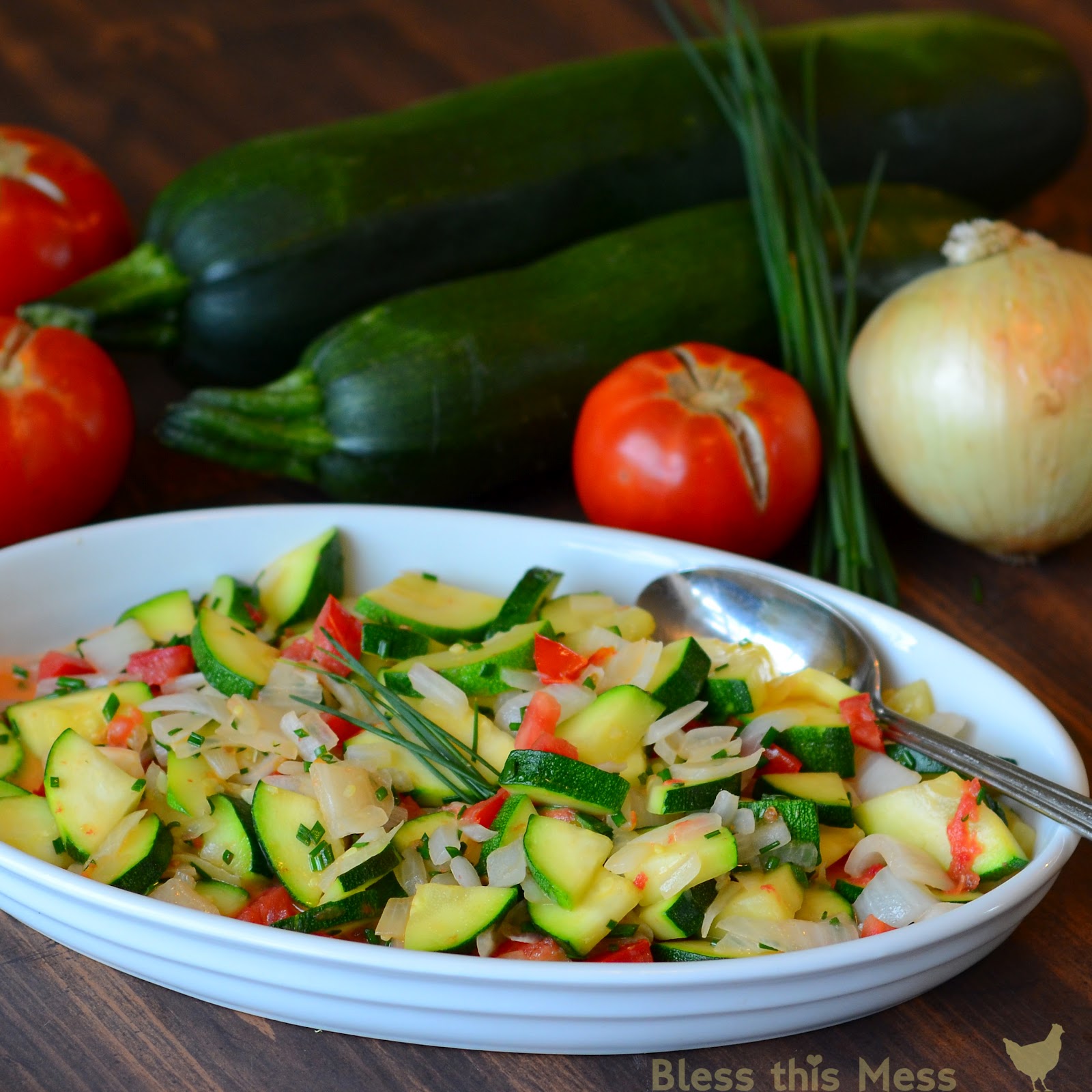 Zucchini Side Dish — Bless this Mess