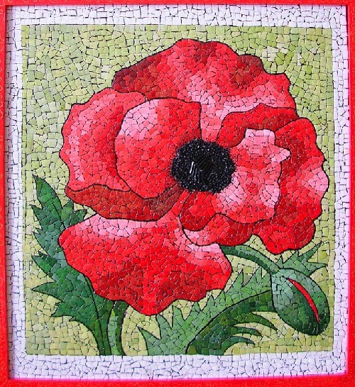 beautiful eggshell mosaic designs by Lyubov Meshakina art craft projects