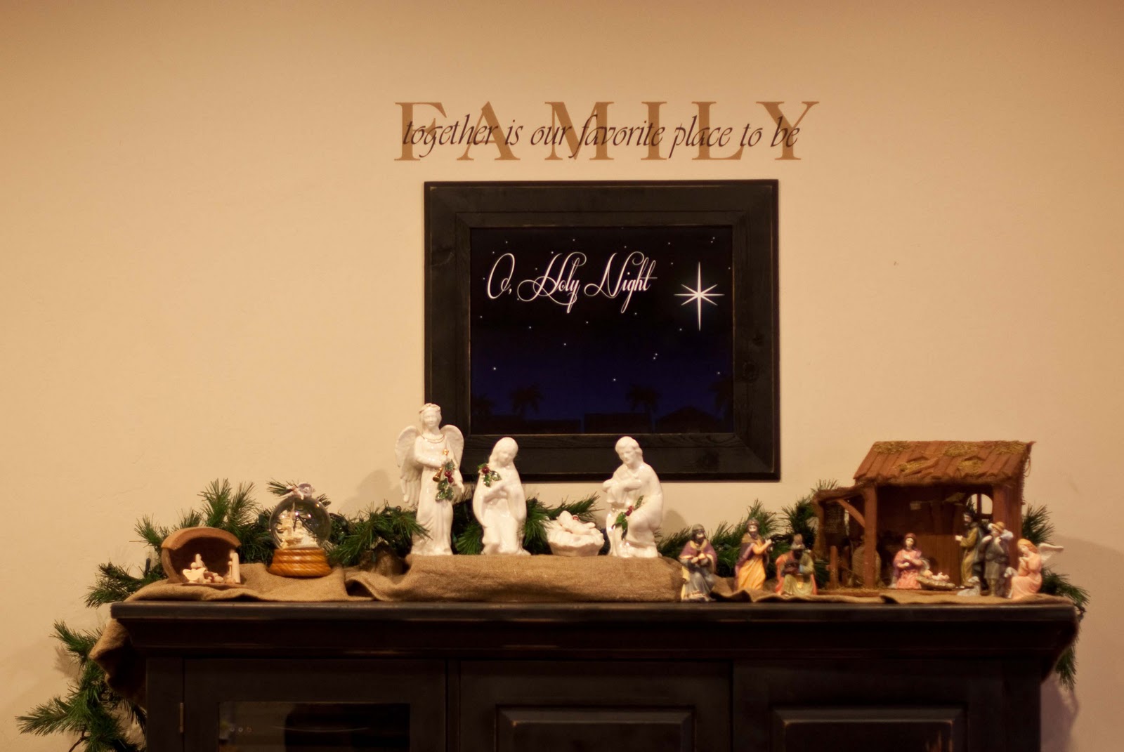 Nativity Backdrop Printable