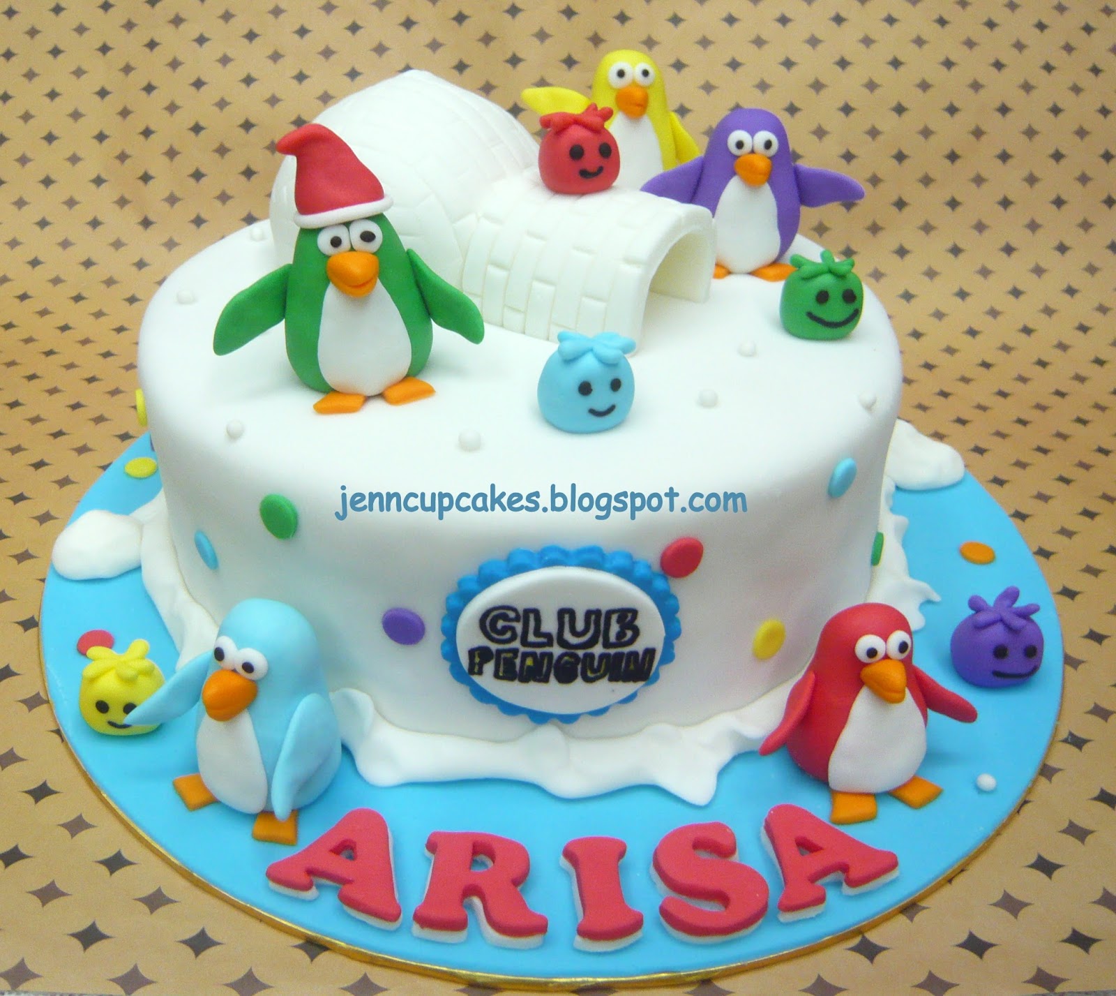 Jenn Cupcakes Muffins Club Penguin Cake Cupcakes