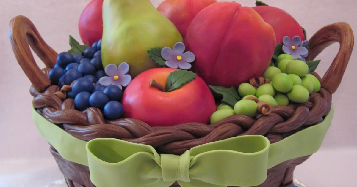Heather's Cakes and Confections: Fruit Basket Cake