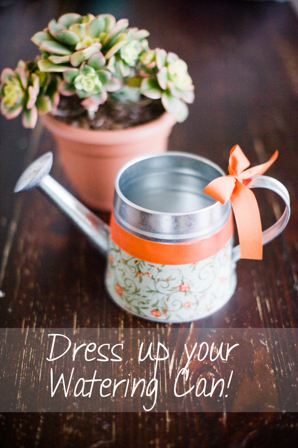 Emilee Sutherland Dress Up Your Watering Can DIY
