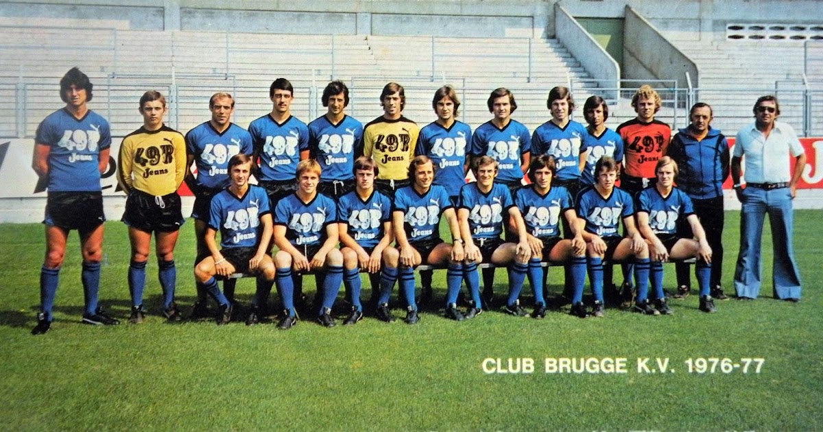 THE VINTAGE FOOTBALL CLUB: CLUB BRUGGE K.V 1976-77.