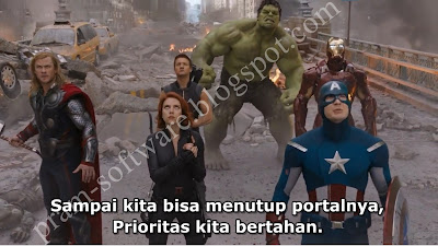 Hasil penggabungan subtitle dengan video secara permanent Hasil penggabungan subtitle dengan video secara permanent