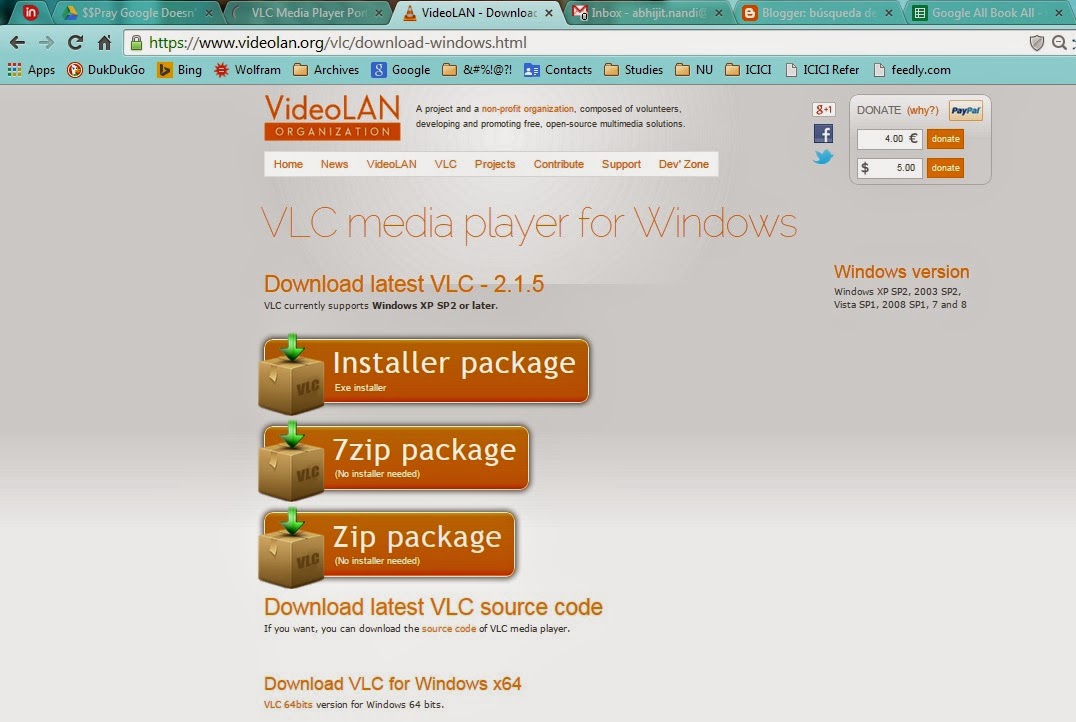 VLC Media Player Portable búsqueda de la pasión