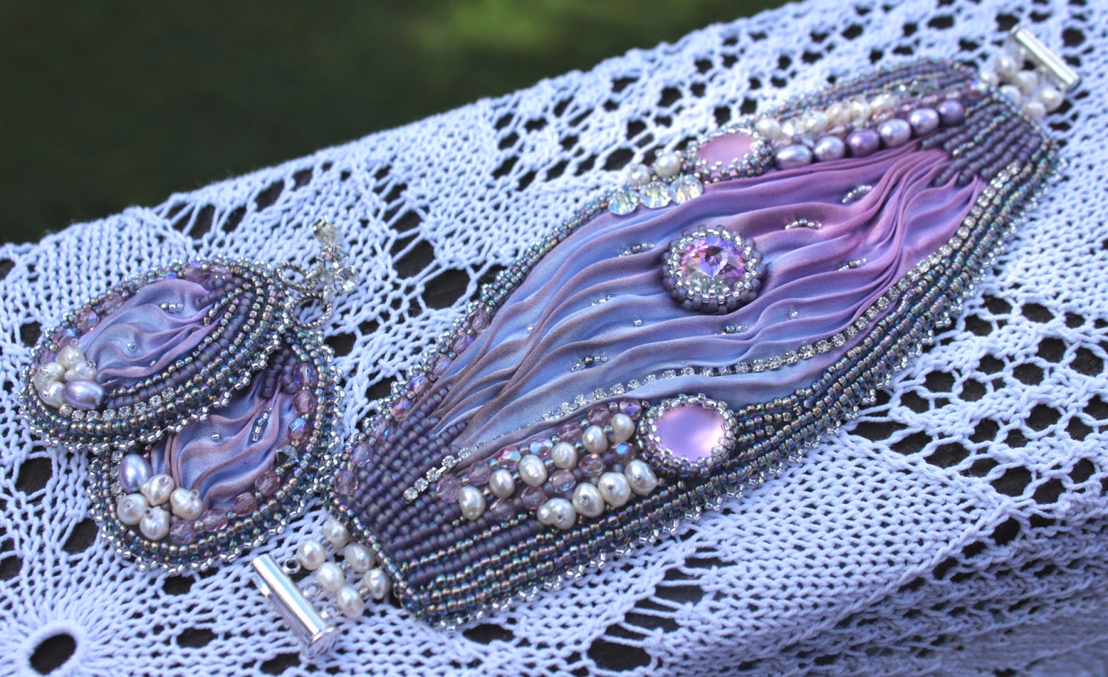 Külli käsitööehted Shibori siid/ Shibori silk