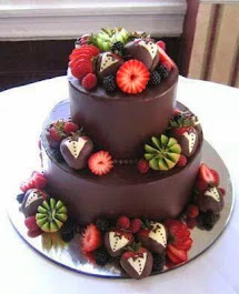 Torta Chocolate y Frutas