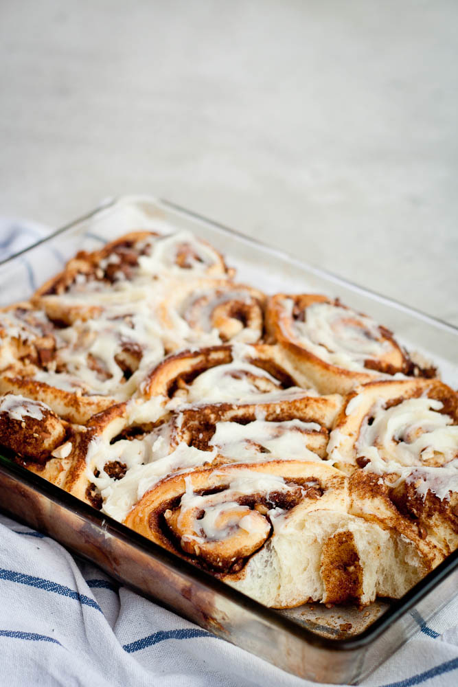 Buttered Up Cinnamon Rolls with Cream Cheese Glaze