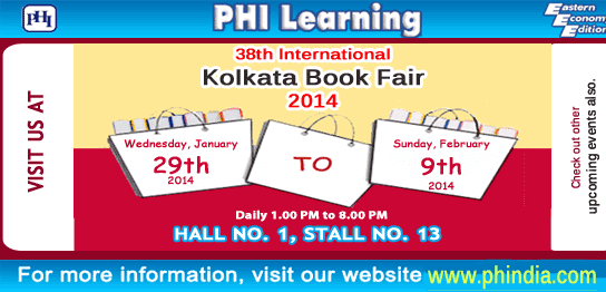 PHI Learning - Invitation to 38th Kolkata Book Fair