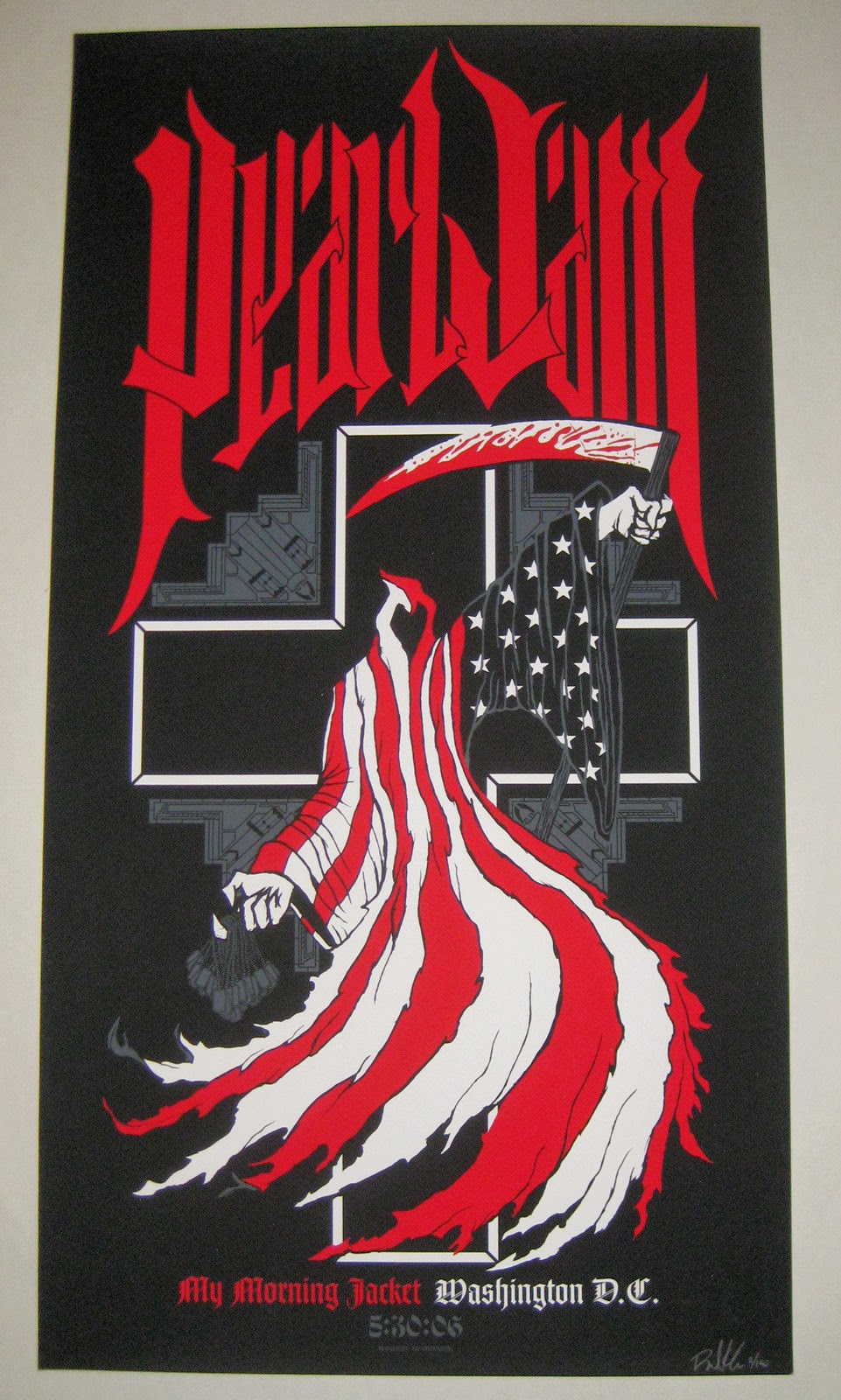 INSIDE THE ROCK POSTER FRAME BLOG Brad Klausen Pearl Jam Poster