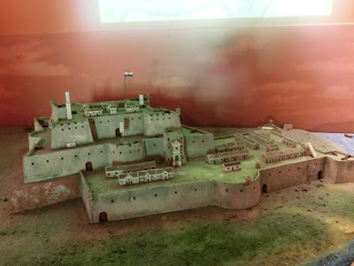 The miniature replica of Fort Zeelandia in Anping City of Tainan