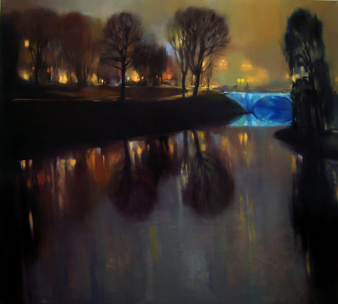 Evening walk,oil on canvas, 110 x100cm, 2011