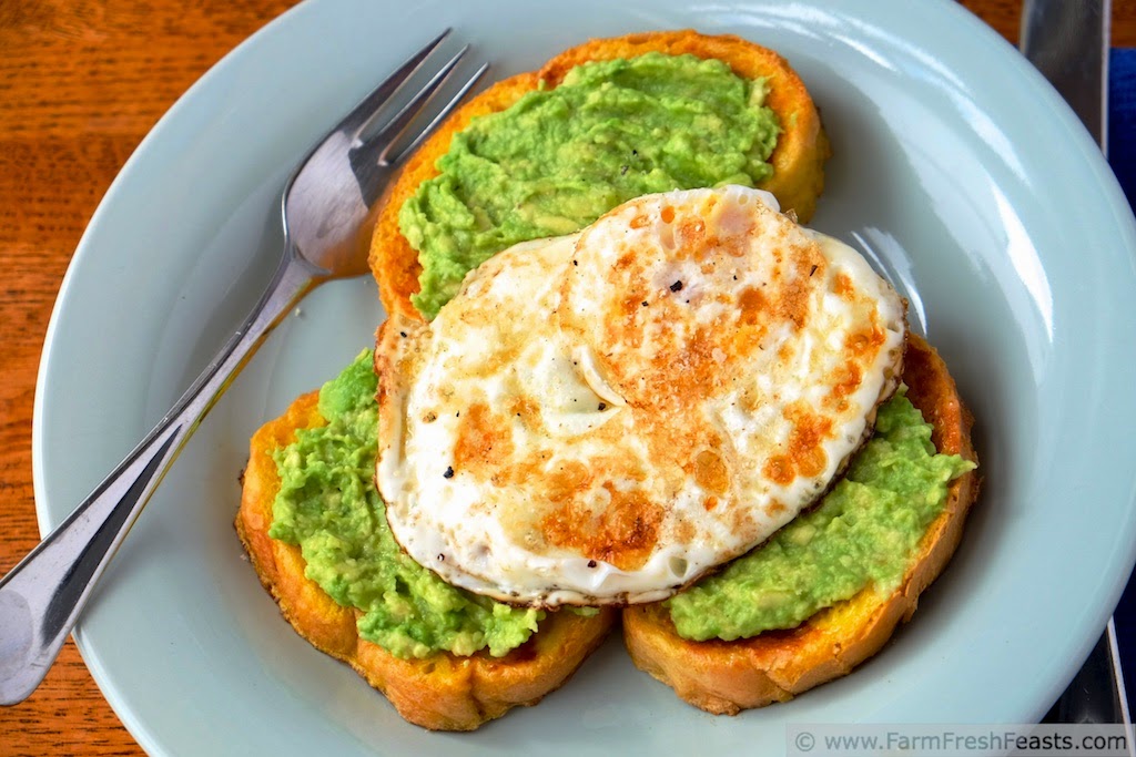 Farm Fresh Feasts Savory French Toast with Avocado and Egg