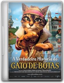 Capa A Verdadeira História do Gato de Botas   DVDRip   Dual Áudio