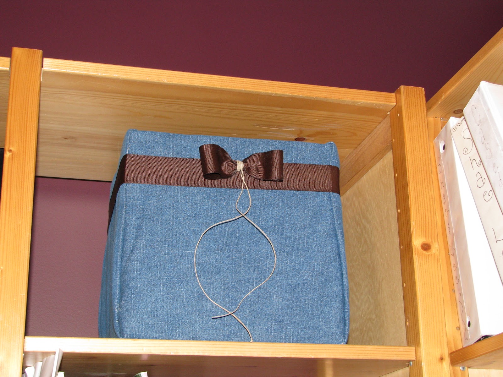 Western Warmth Fabric Covered Diaper Box Tutorial