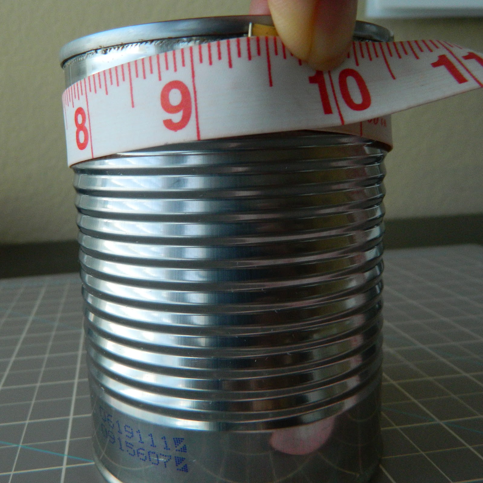 Weekend Doings Tutorial Fabric Covered Tin Can