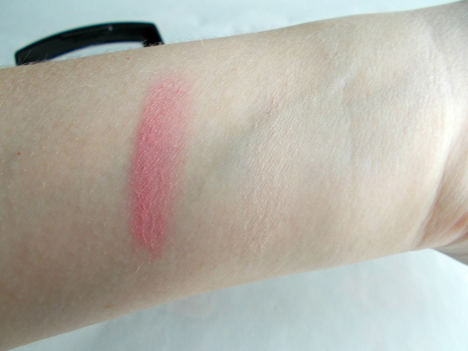 SEVENTEEN stay time powder fair blush china pink swatch review