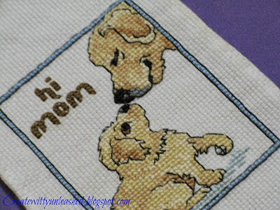 Cross stitch puppy