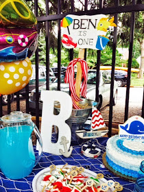 Nautical by Nature | Brittany Lauren Design nautical 1st birthday party