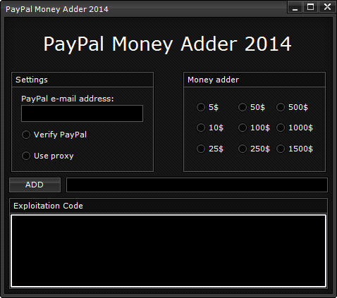 Pp money adder generator download