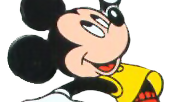 Mickey haciendo deporte para imprimir