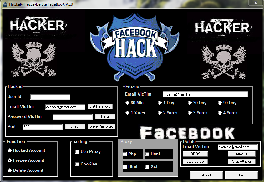 hacker para legend online facebook atualizado