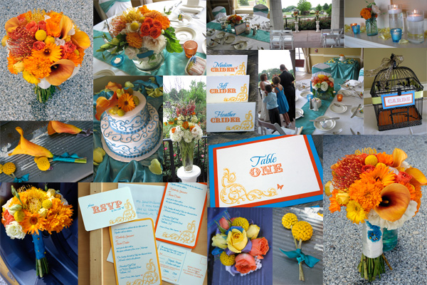 decoracao casamento rustico azul e amarelo: Noivas Casadas: Decoração do Casamento: Laranja, Azul e Amarela decoracao casamento rustico azul e amarelo: Noivas Casadas: Decoração do Casamento: Laranja, Azul e Amarela