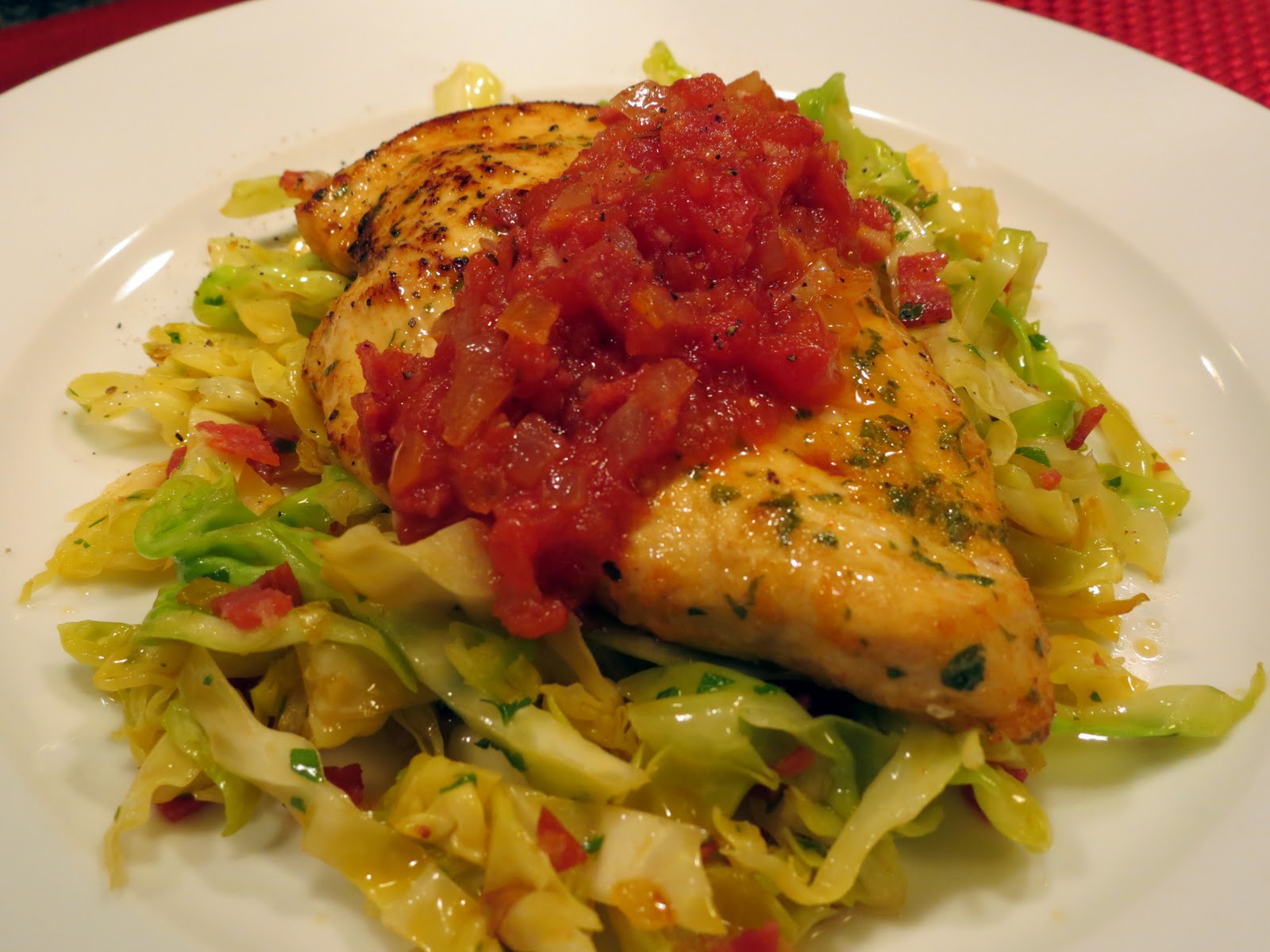Dinner with the Welches Pepperoni Chicken & Cabbage