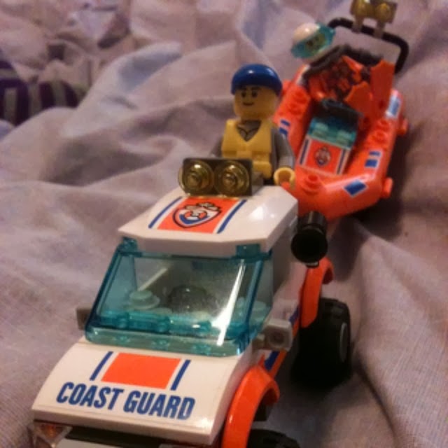 Lego City Coastguard 4x4 and Speed Boat