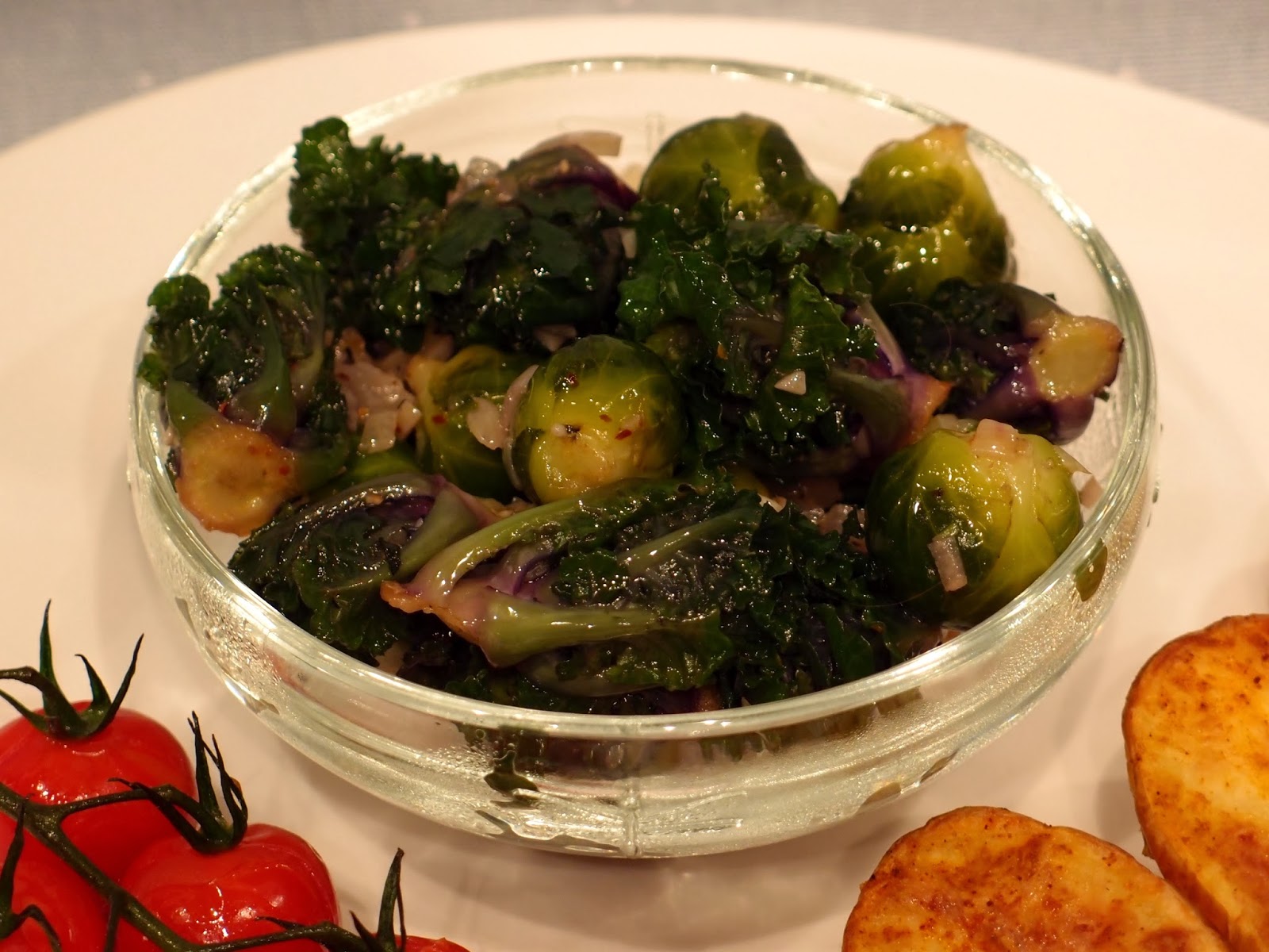 The VegHog Flower sprouts and baby brussels sprouts with roasted