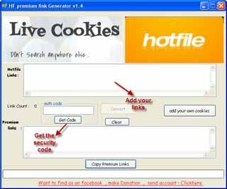programas Download   Hotfile Premium Link Generator V1.4