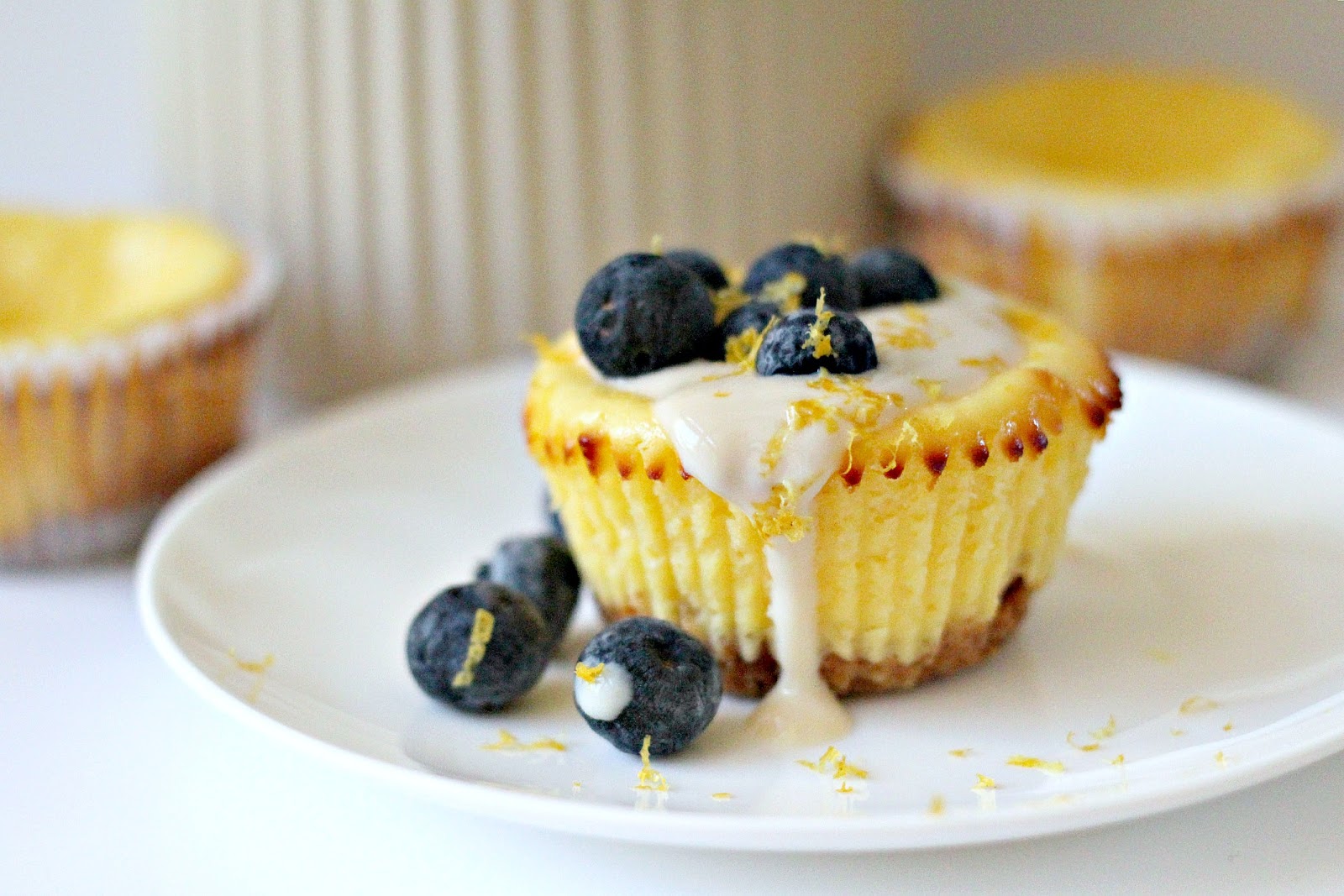 Milk and Honey Baby Cheesecakes