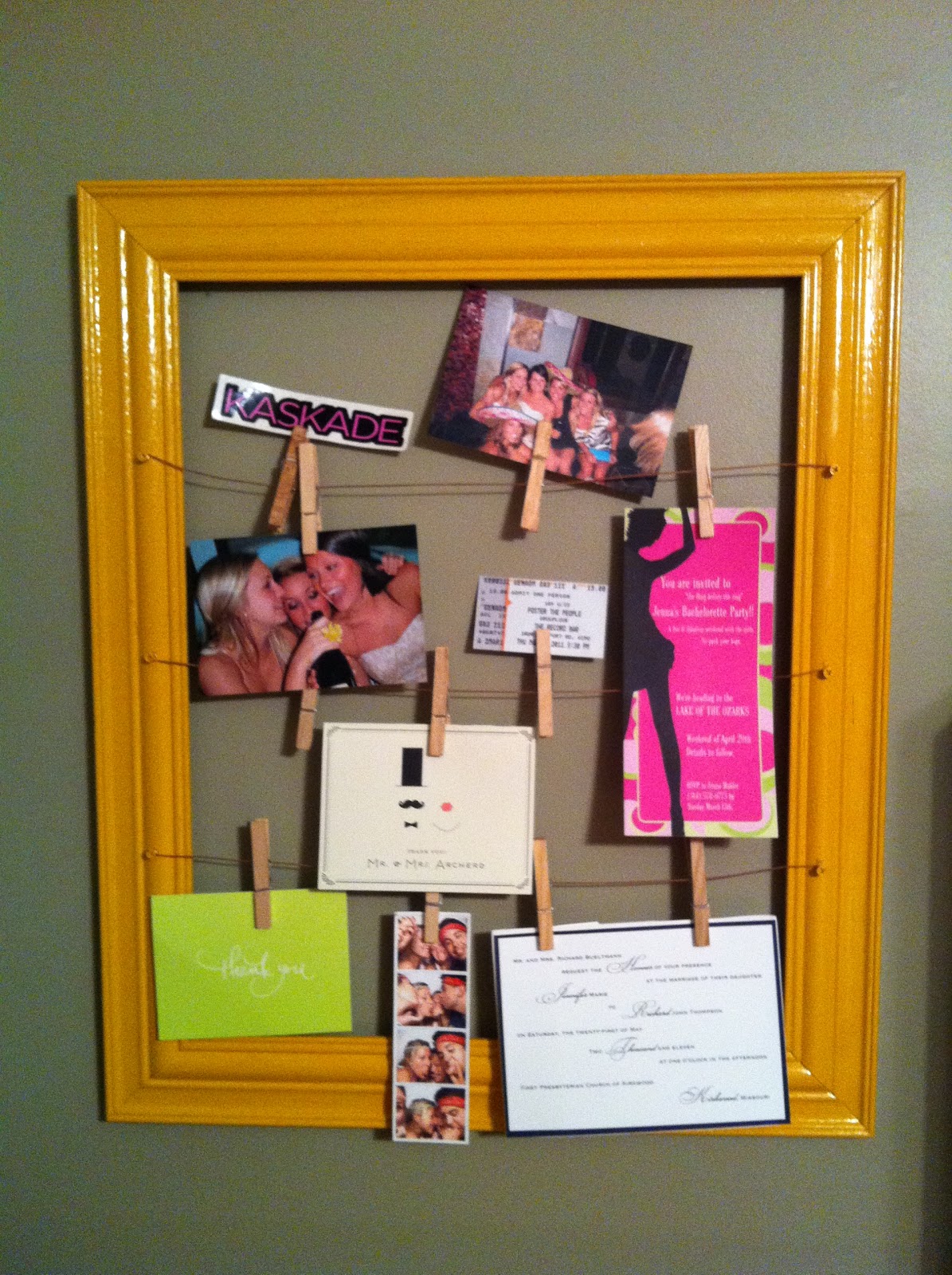 Pretty Penny DIY Frame and Wire Picture Hanger