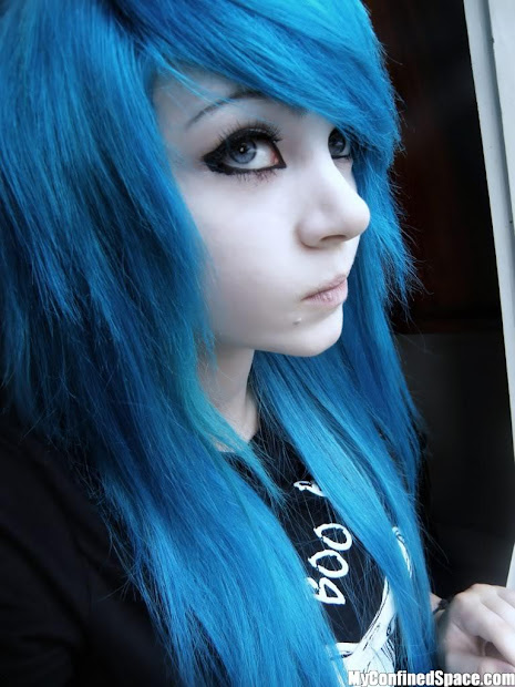 emo lifestyle girls - blue